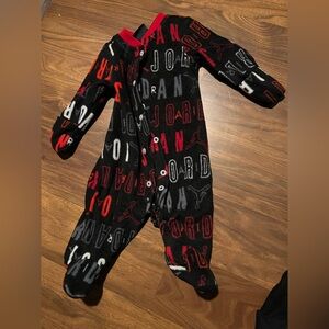 Jordan Kids One Piece - Black and Red bundle